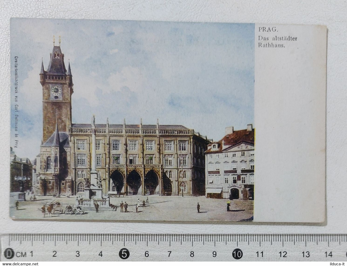 I121576 Cartolina - Repubblica Ceca - Praga - Das altstadter Rathaus