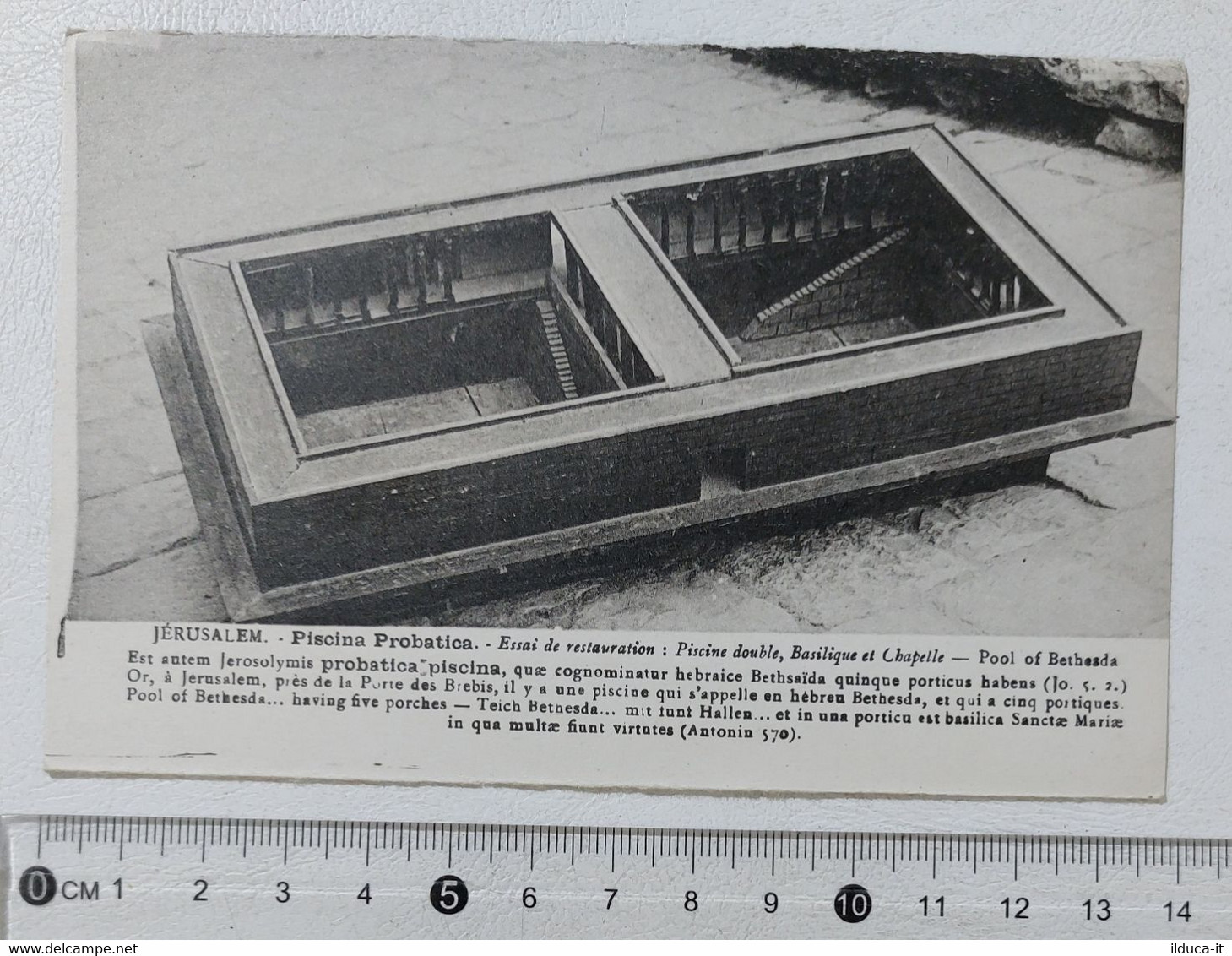 I121609 Cartolina Israele - Jerusalem - Piscina Probatica
