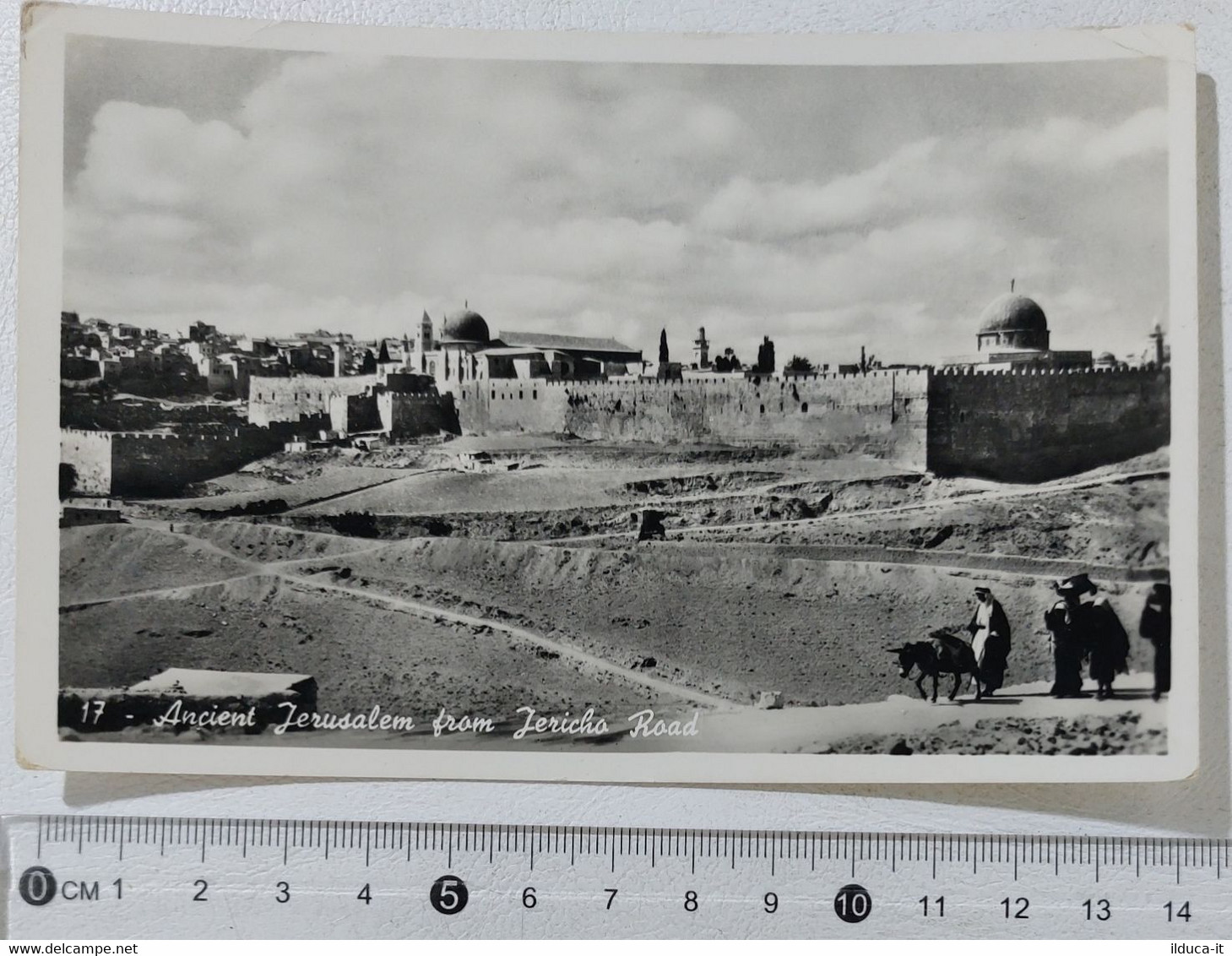 I121616 Cartolina Israele - Jerusalem antica e strada di Gerico - VG