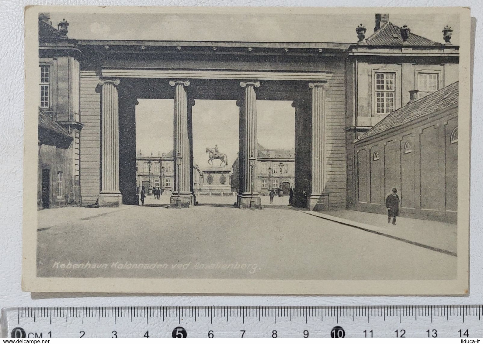 I122016 Cartolina Danimarca - Kobenhavn - Kolonnaden ved Amalienborg