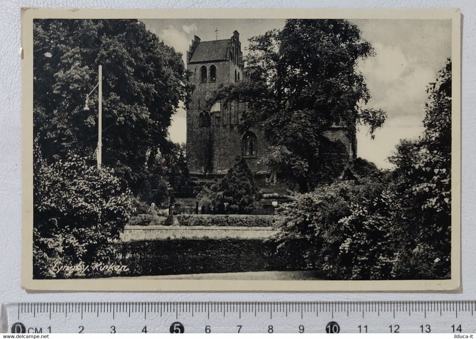 I122017 Cartolina Danimarca - Lyngby - Kirker