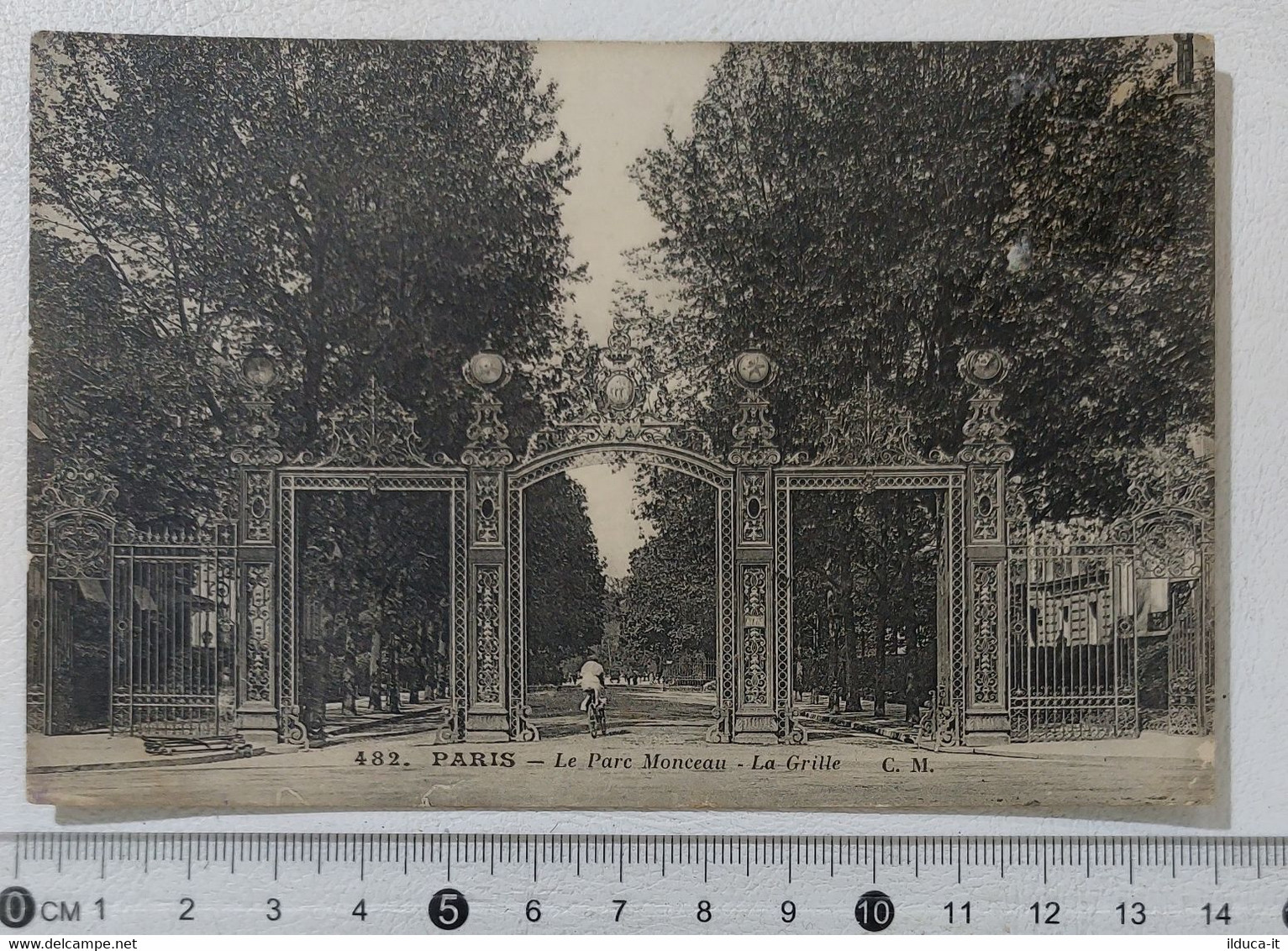 I122103 Cartolina Francia - Paris - Parc Monceau - La Grille