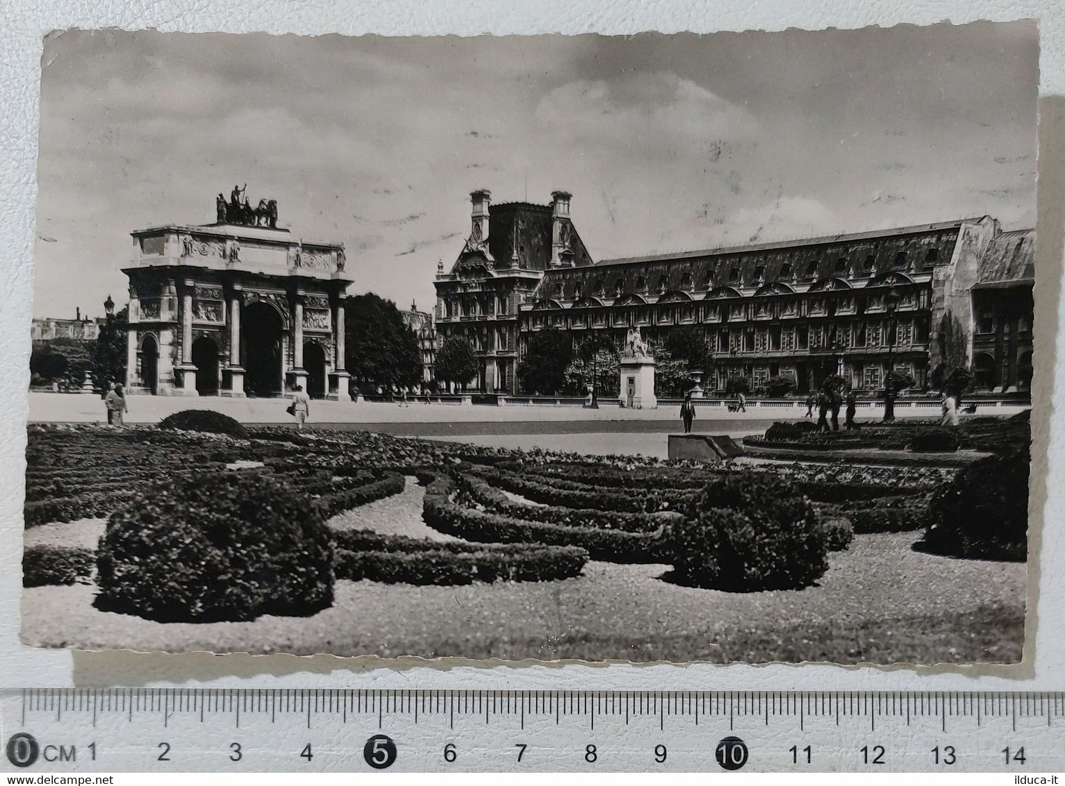 I122122 Cartolina Francia - Paris - Jardin Tuileries Arc de Triomphe Carrousel