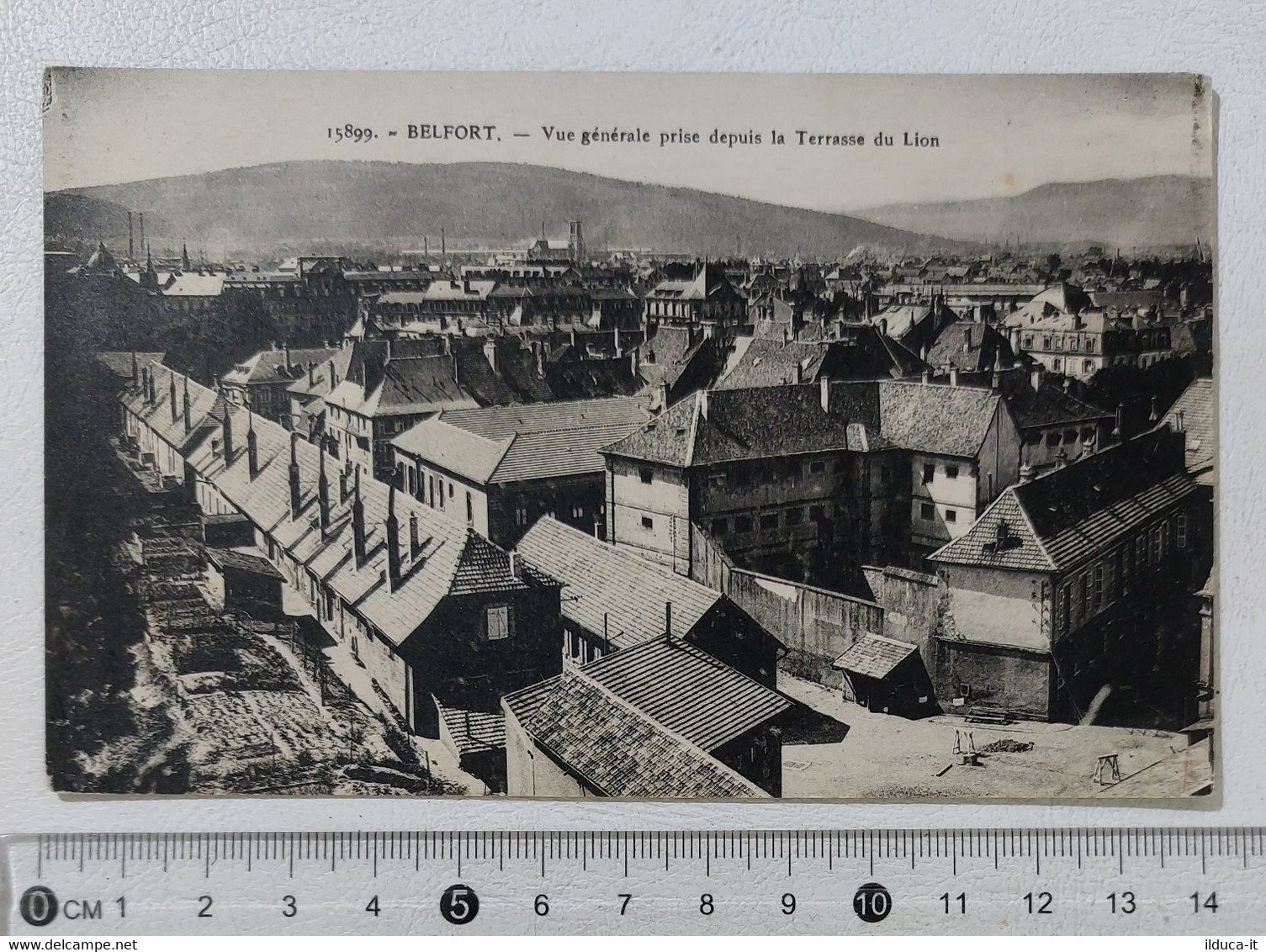 I122256 Cartolina Francia - Belfort - Vue générale Terrasse du Lion