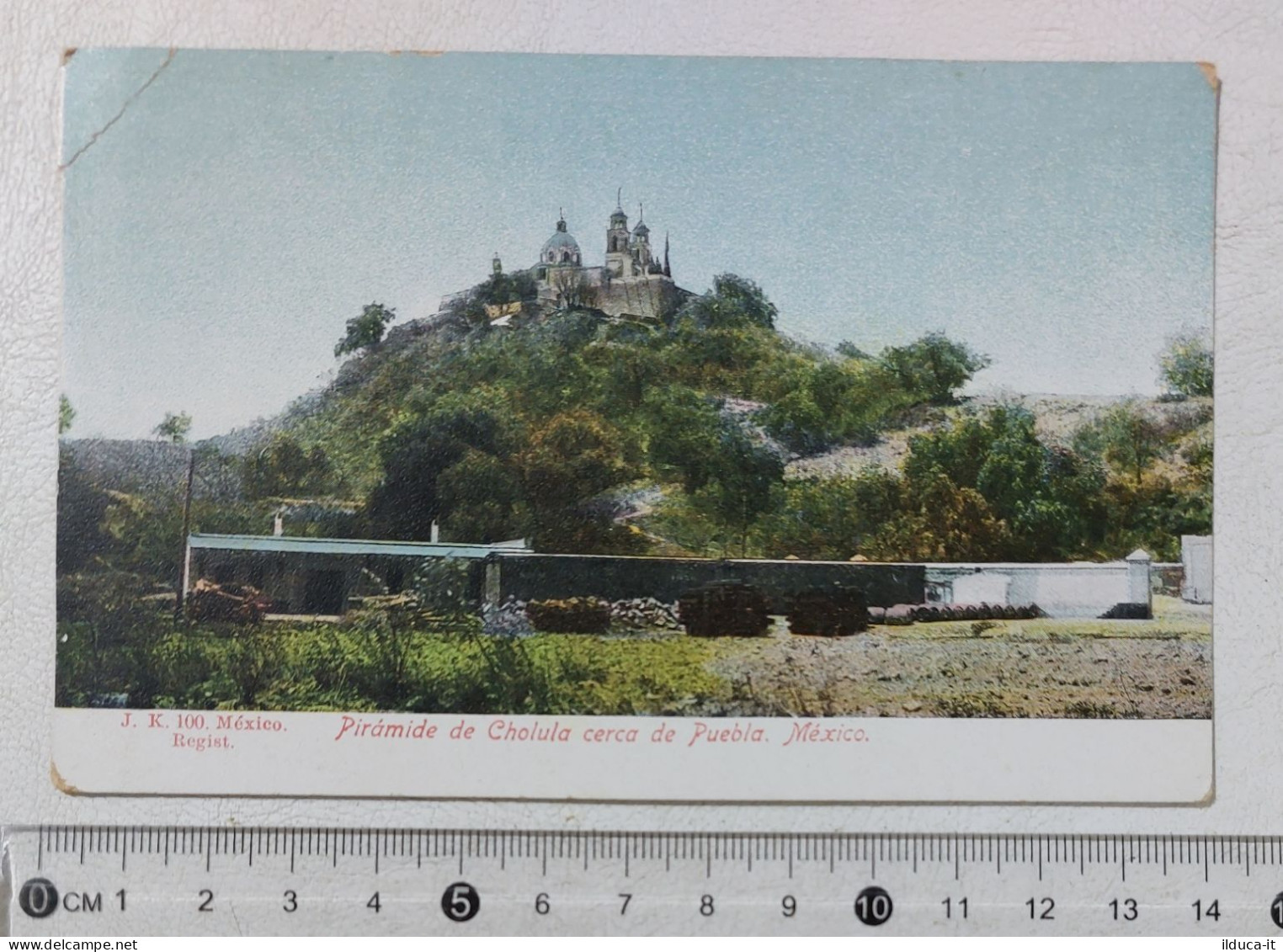 I122578 Cartolina Messico - Piramide de Cholula cerca de Puebla