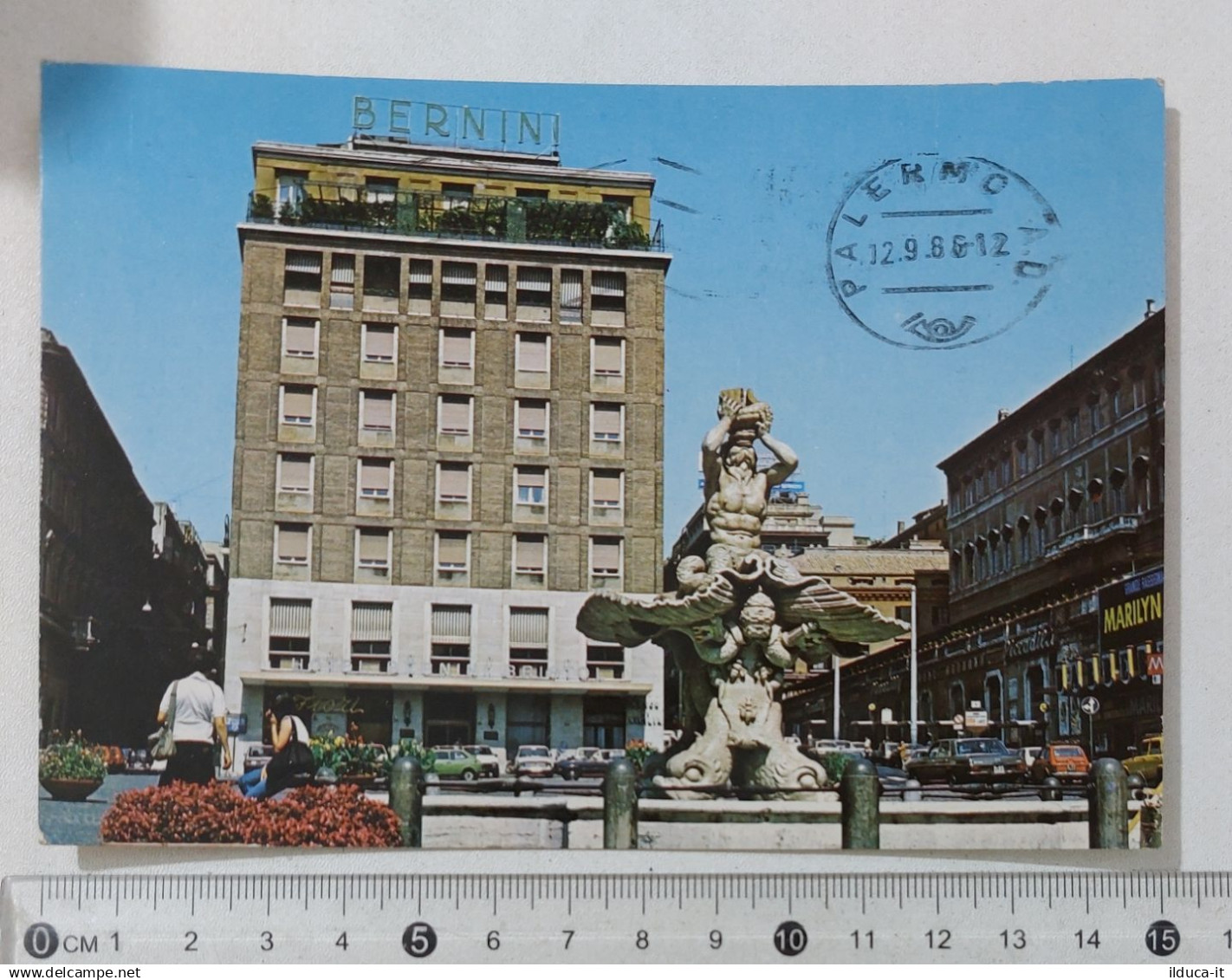 I123207 Cartolina - Roma - Hotel Bernini Bristol - VG 1986