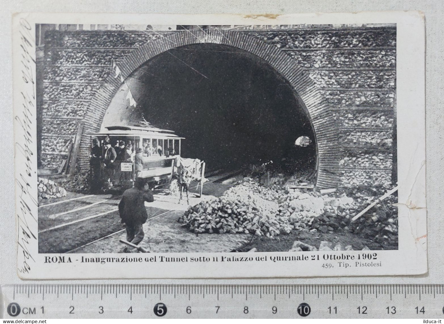 I123674 Cartolina Roma - Inaugurazione Tunnel sotto il Quirinale - VG 1903