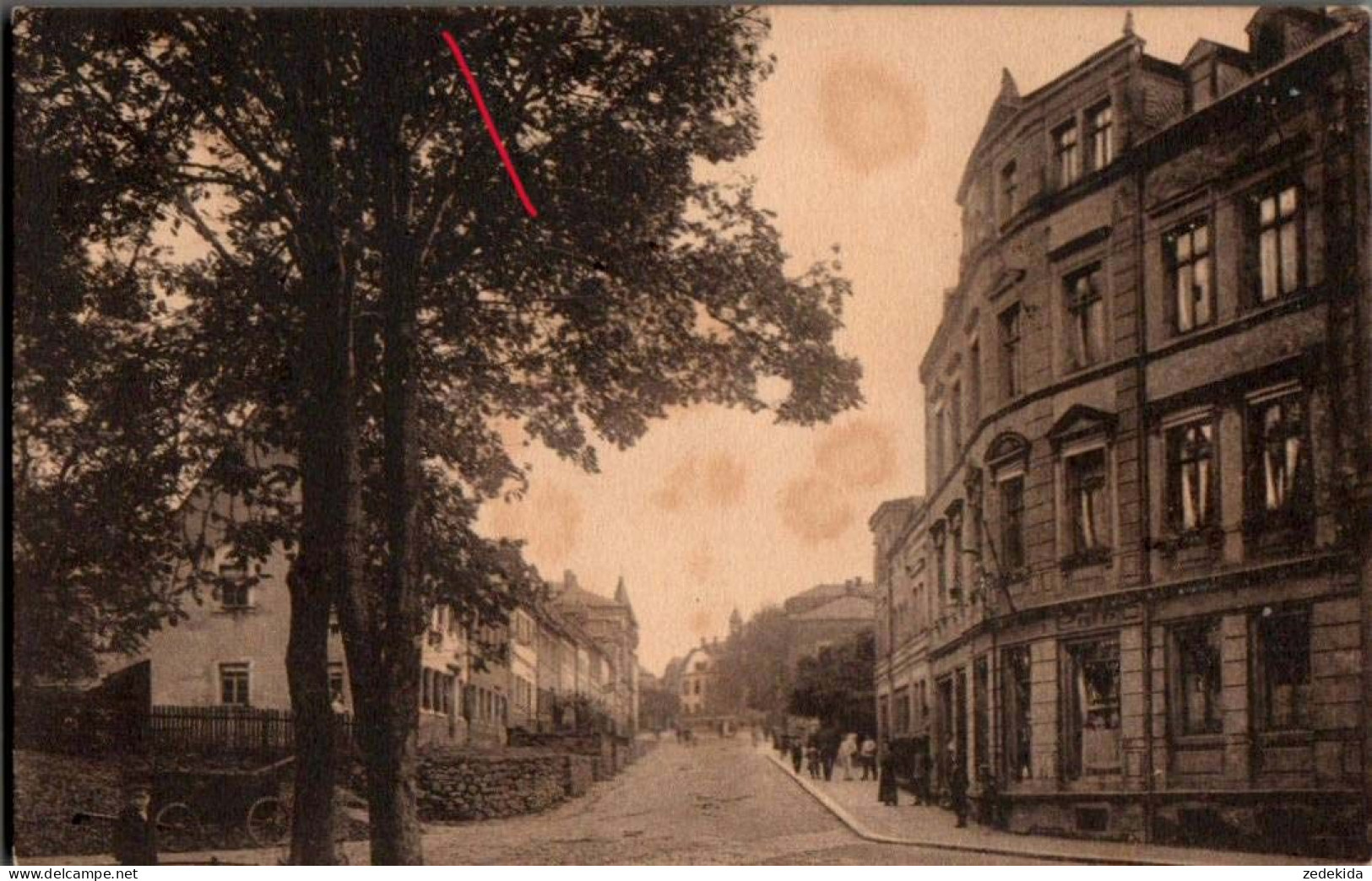 I4604 - Burgstädt Bahnhof Cafe - Verlag Breslau