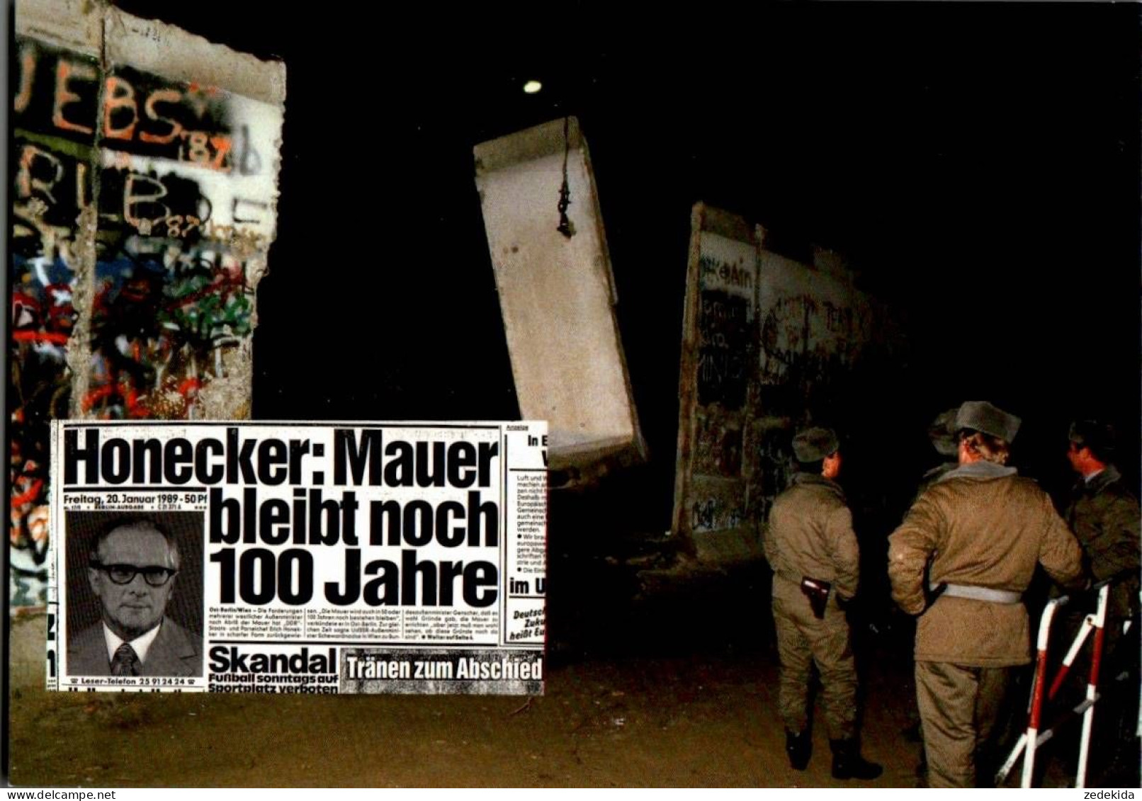 I4724 - Berlin Berliner Mauer Erich Honecker - Verlag Kunst und Bild