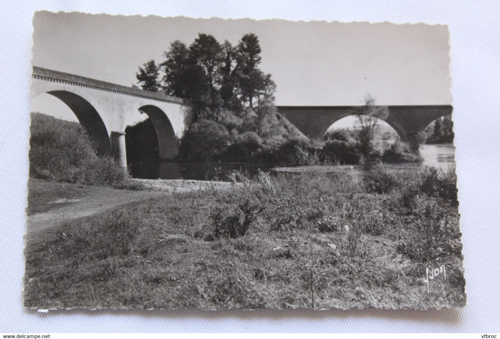 I595, Cpm, Limeuil, confluent de la Dordogne et de la Vézère, Dordogne 24