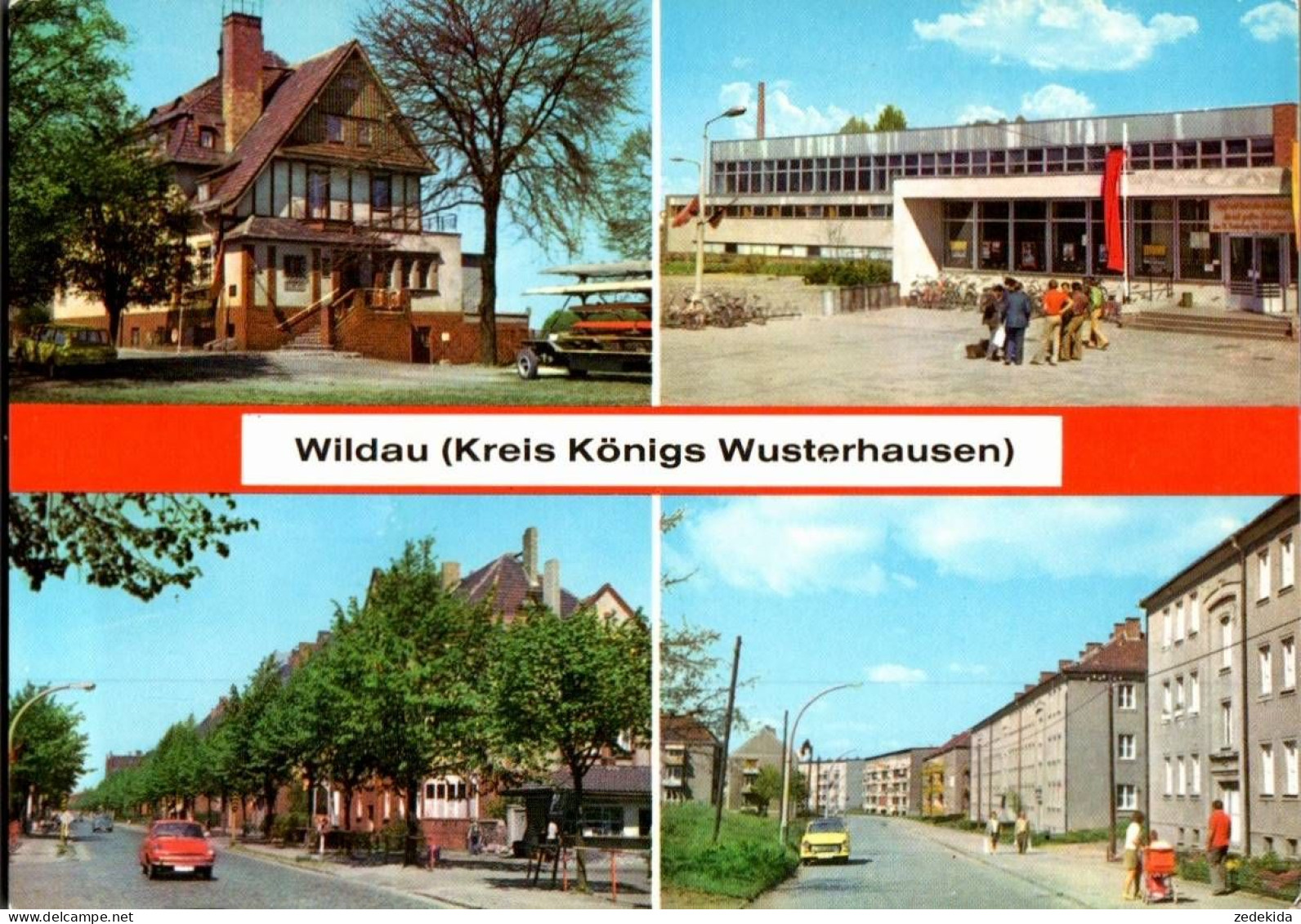 I6047 - Wildau Klubhaus Karl Marx VEB Schwermaschinenbau Heinrich Rau - Verlag Bild und Heimat Reichenbach