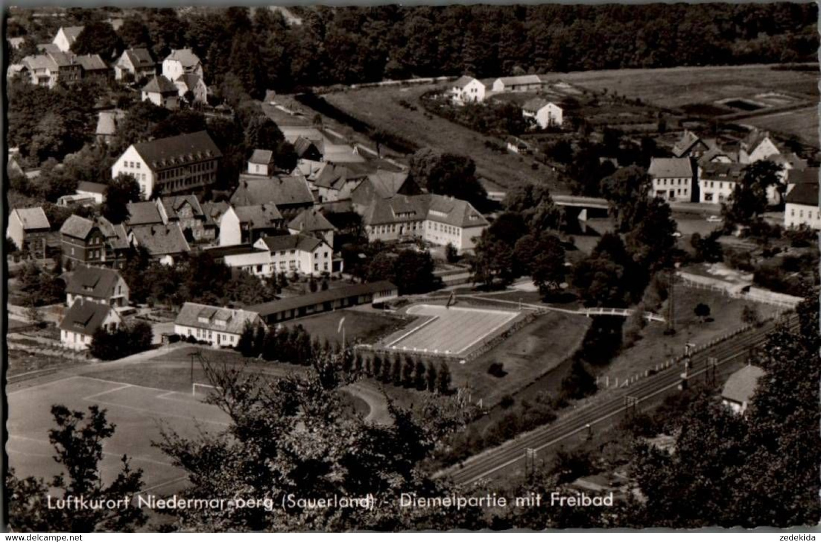 I6259 - Niedermarsberg Marsberg - Freibad - Verlag A. Buddenkotte