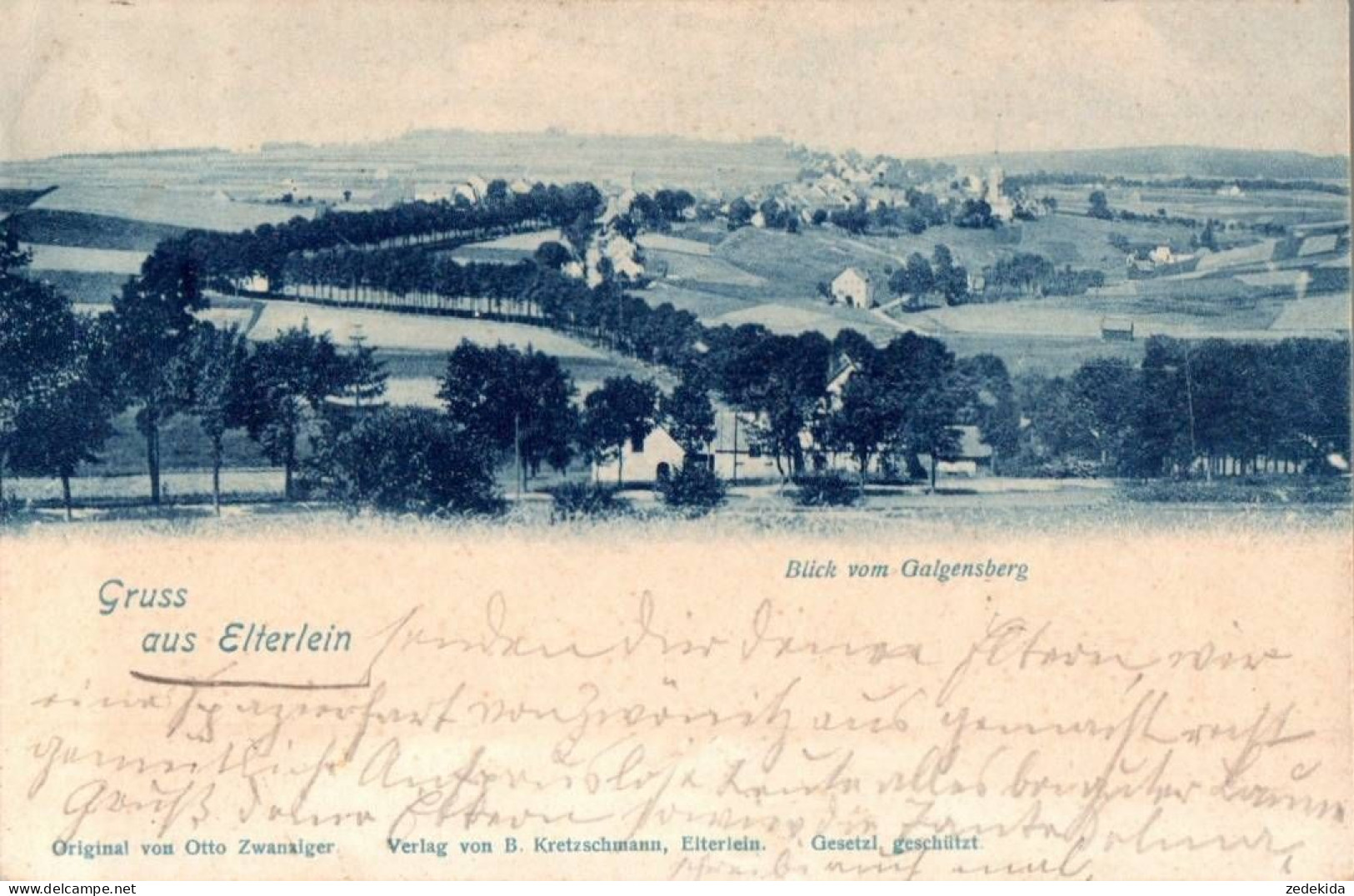 I7644 - Elterlein - Otto Zwanziger - Verlag B. Kretzschmer