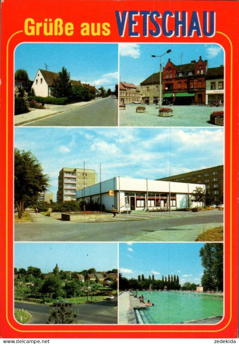 I8073 - TOP Vetschau - Verlag Bild und Heimat Reichenbach Qualitätskarte