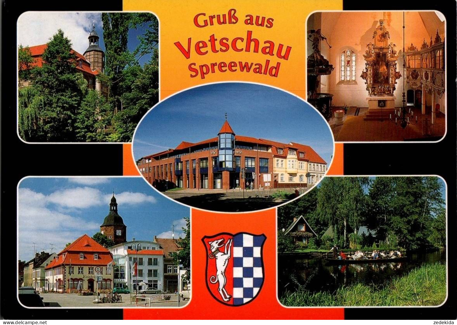 I8074 - TOP Vetschau - Verlag Bild und Heimat Reichenbach Qualitätskarte