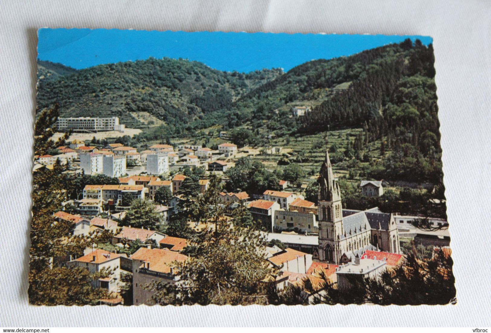I809, Cpm 1968, Vals les bains, vue générale, Ardèche 07