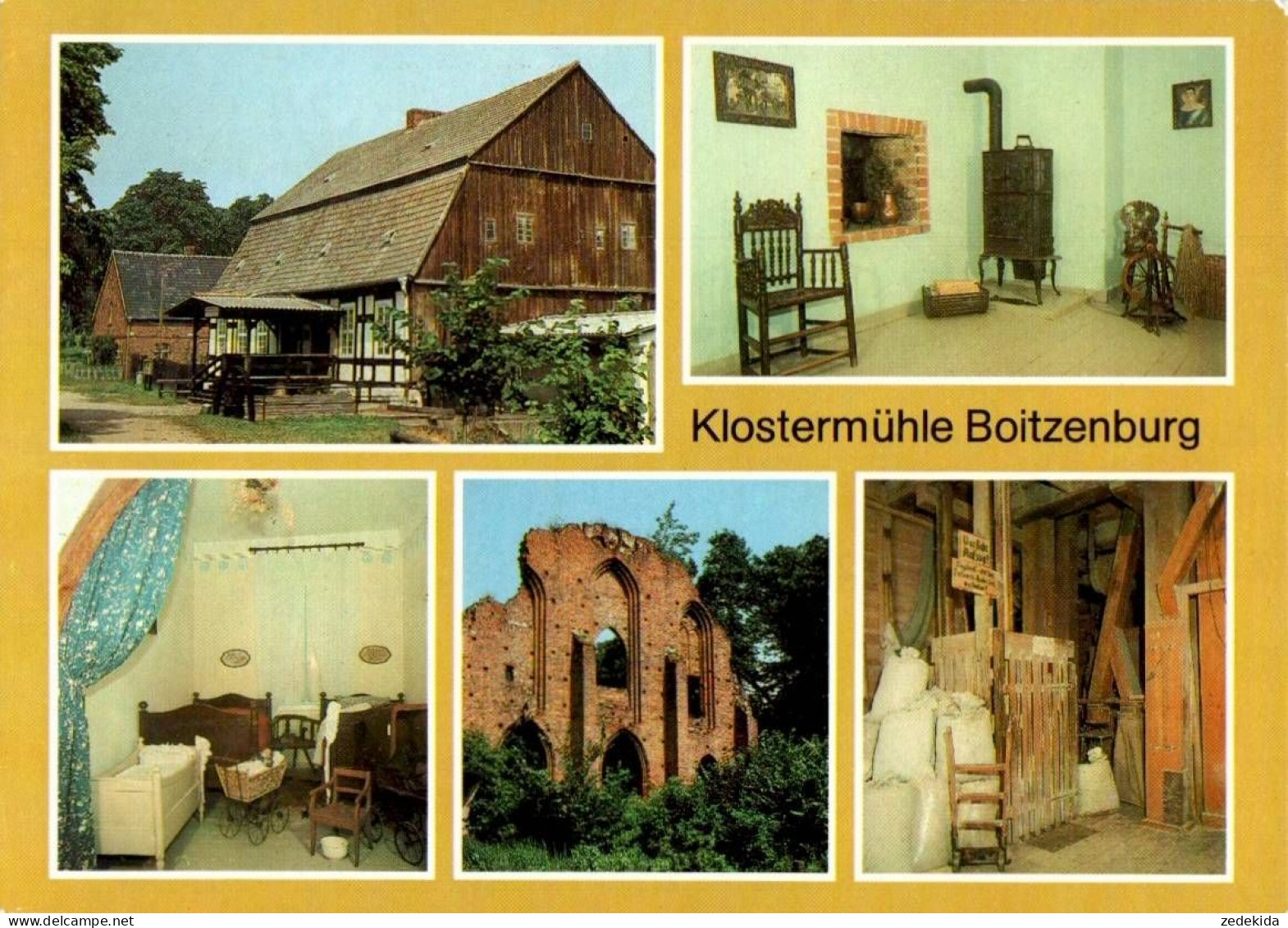 I9865 - TOP Boitzenburg Klostermühle Mühle - Verlag Bild und Heimat Reichenbach