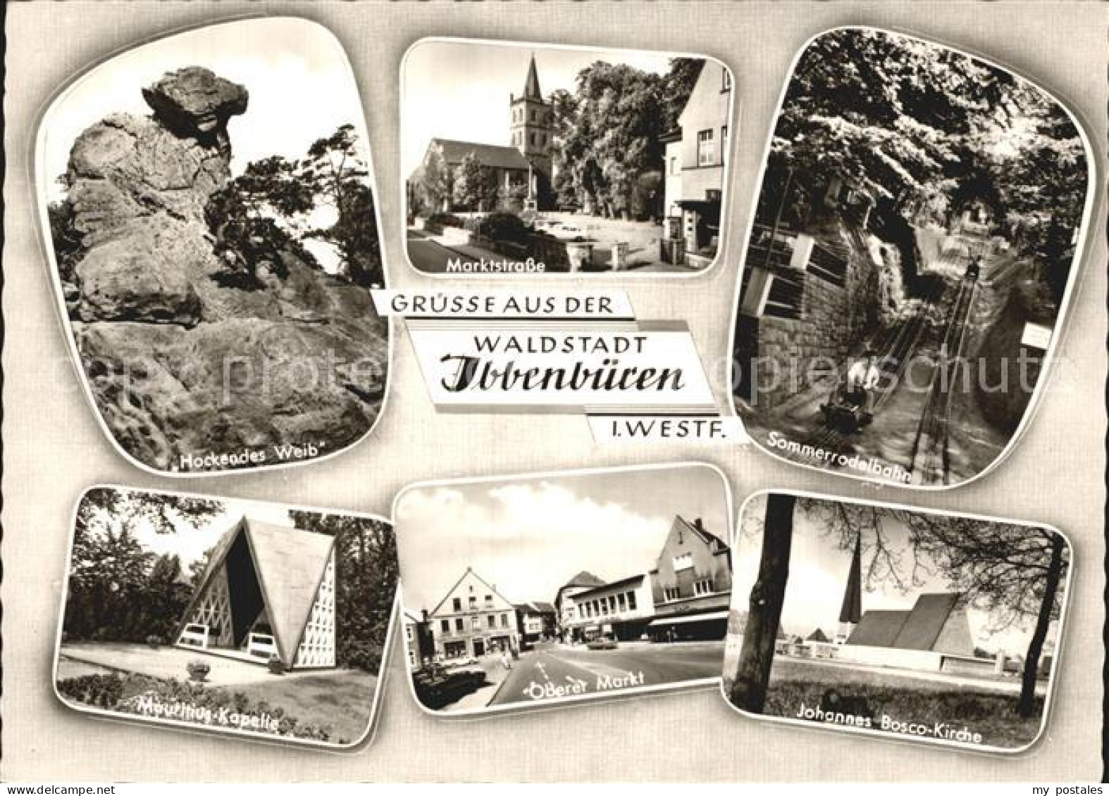 Ibbenbueren Hockendes-Weib Sommerrodelbahn Marktstrasse
