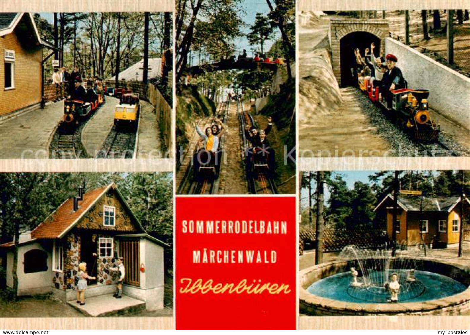 Ibbenbueren Sommerrodelbahn Maerchenwald Brunnen