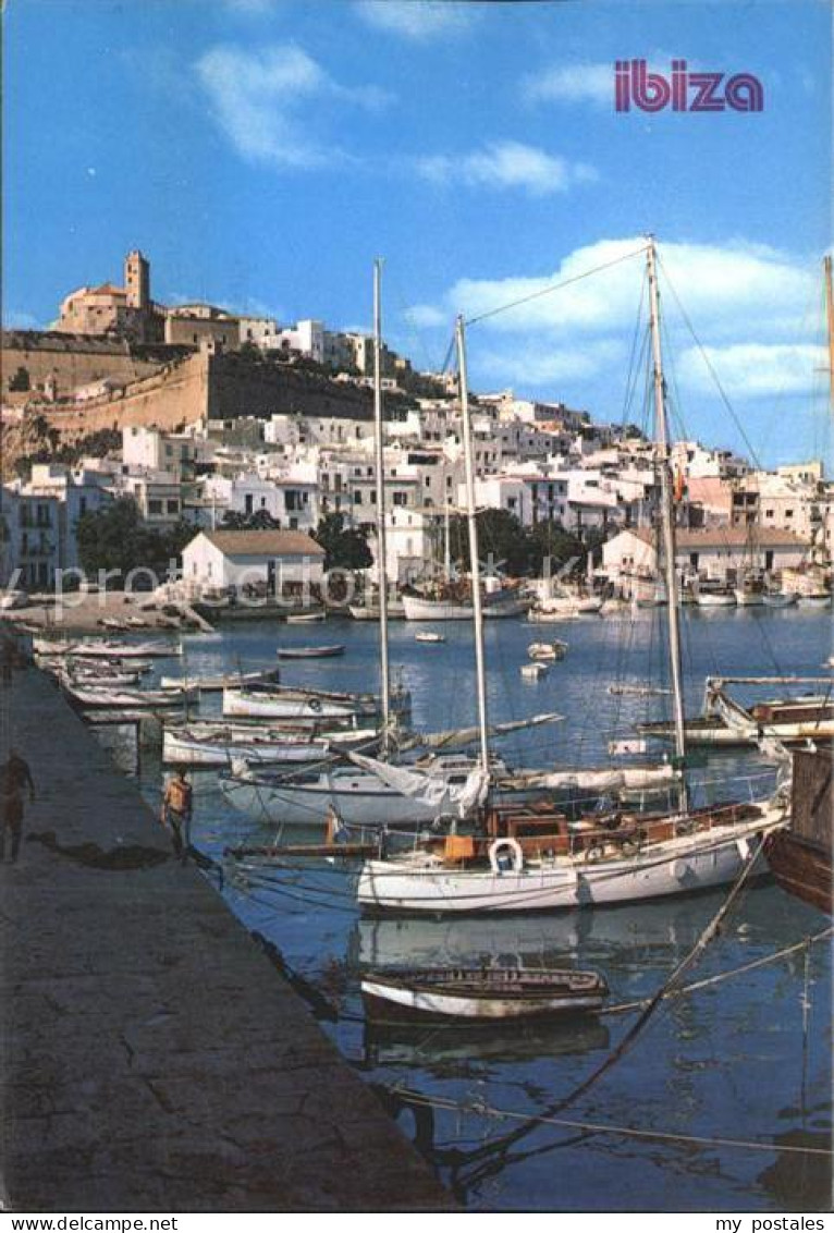 Ibiza Islas Baleares Einschiffungsplatz Altstadt