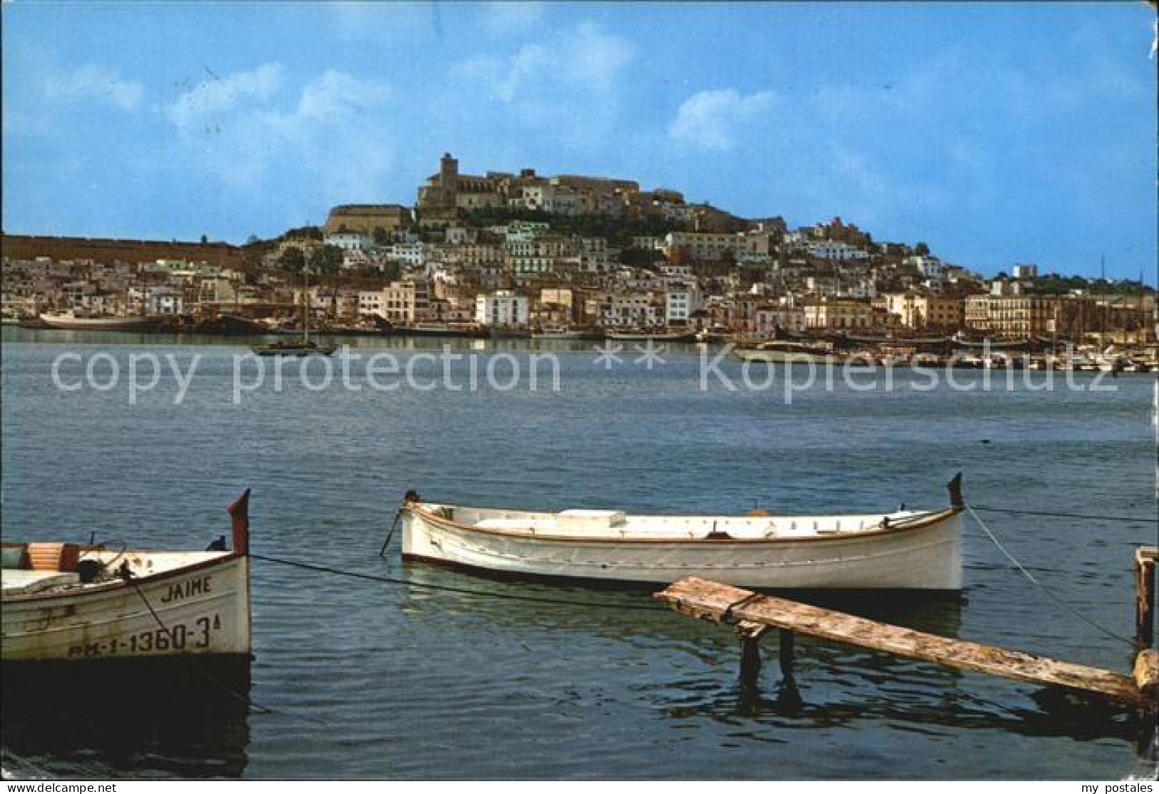 Ibiza Islas Baleares mit Bootssteg
