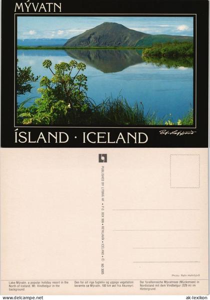 Island allgemein-Island Iceland MÝVATN ÍSLAND ICELAND Landscape Landschaft 1980