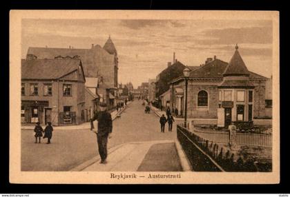 ISLANDE - REYJAVIK - AUSTURSTRAETI