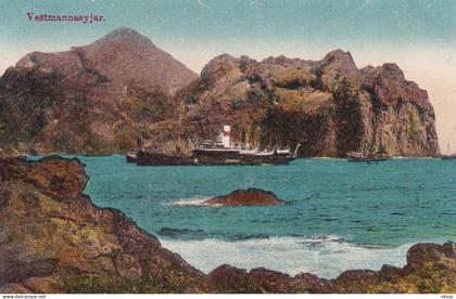 ISLANDE(VESTMANNAEYJAR) BATEAU PAQUEBOT