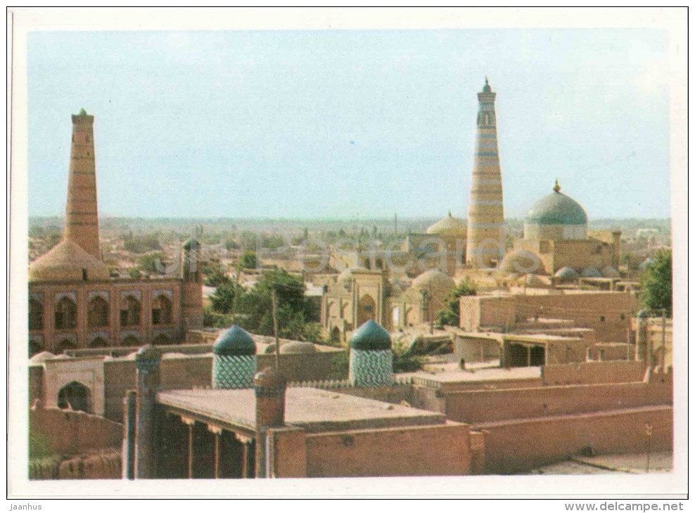 Ichan-Kala . General View - Khiva - 1979 - Uzbekistan USSR - unused