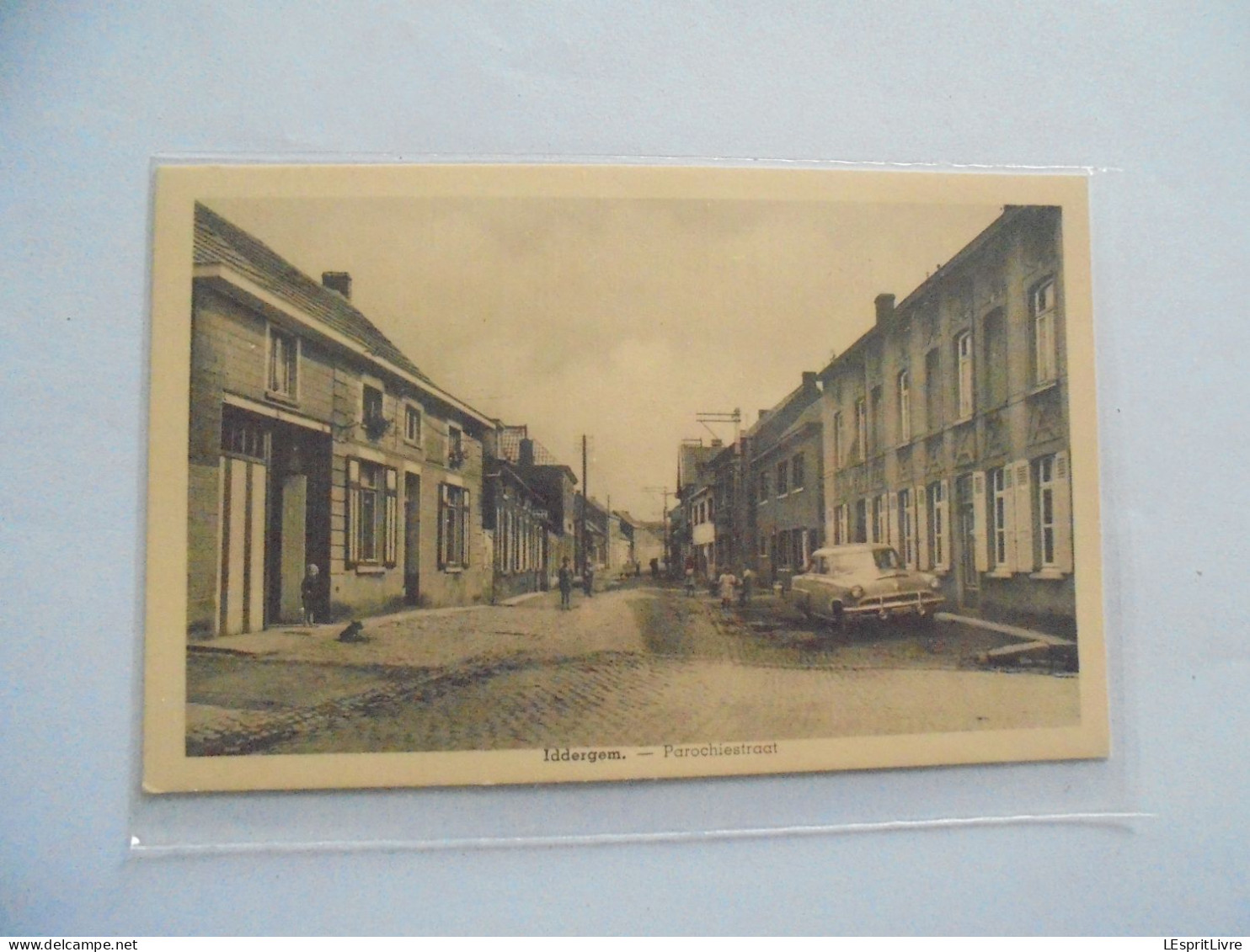 IDDERGEM Parochiestraat Animée België Belgique Carte Postale Post Card