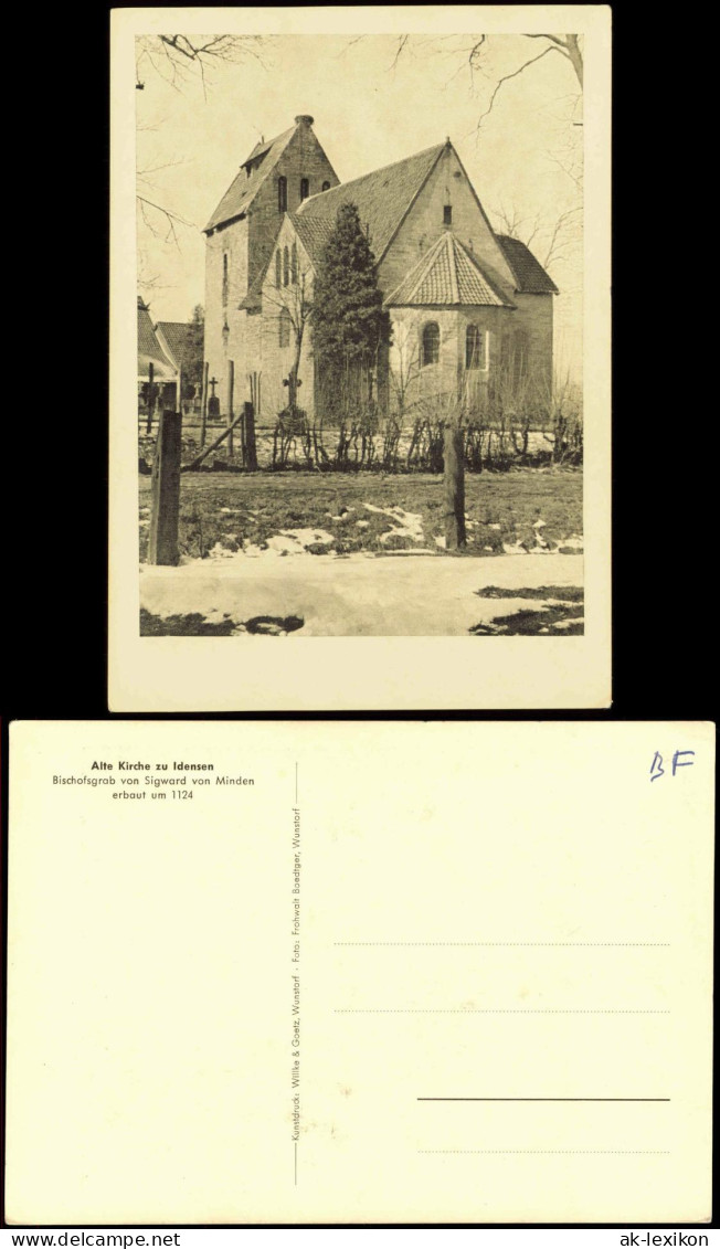 Idensen-Wunstorf Alte Kirche Bischofsgrab von Sigward von Minden 1959