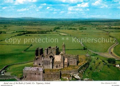 Tipperary Ireland Aerial view of Rock of Cashel