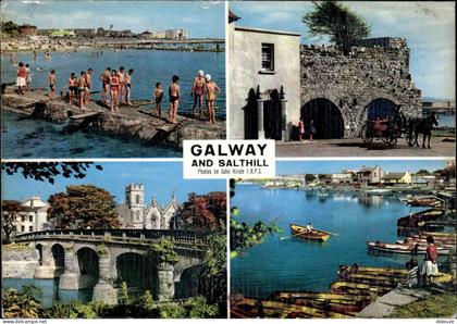 Carte Postale - Irlande - Galway - Galway and salthill - Multivues - Co Galway - CPM - Voir Scans Recto-Verso