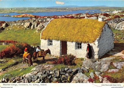 uk51807 tatched cottage connemara galway ireland