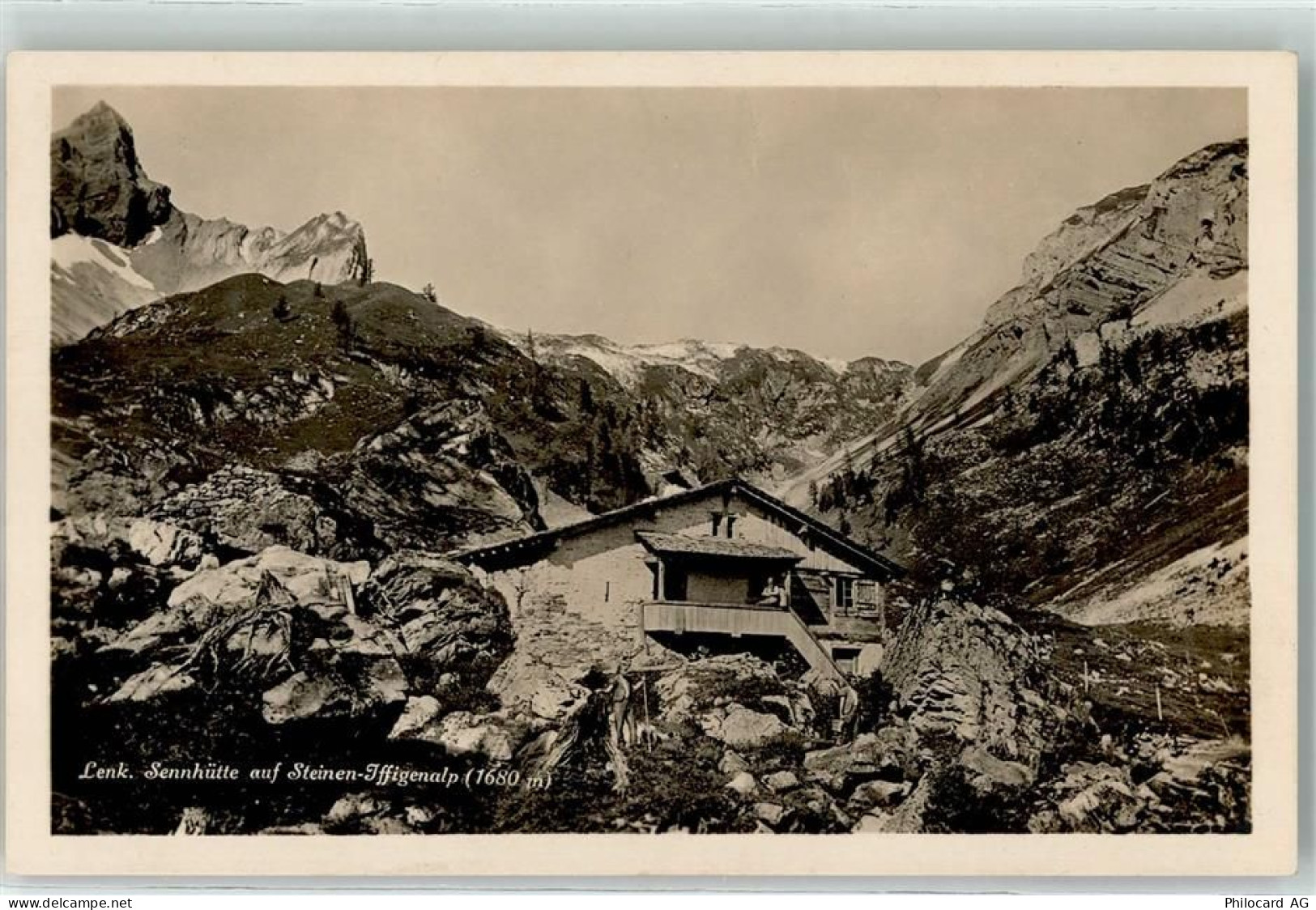 Iffigenalp - Sennhütte auf Steinen - 10614598