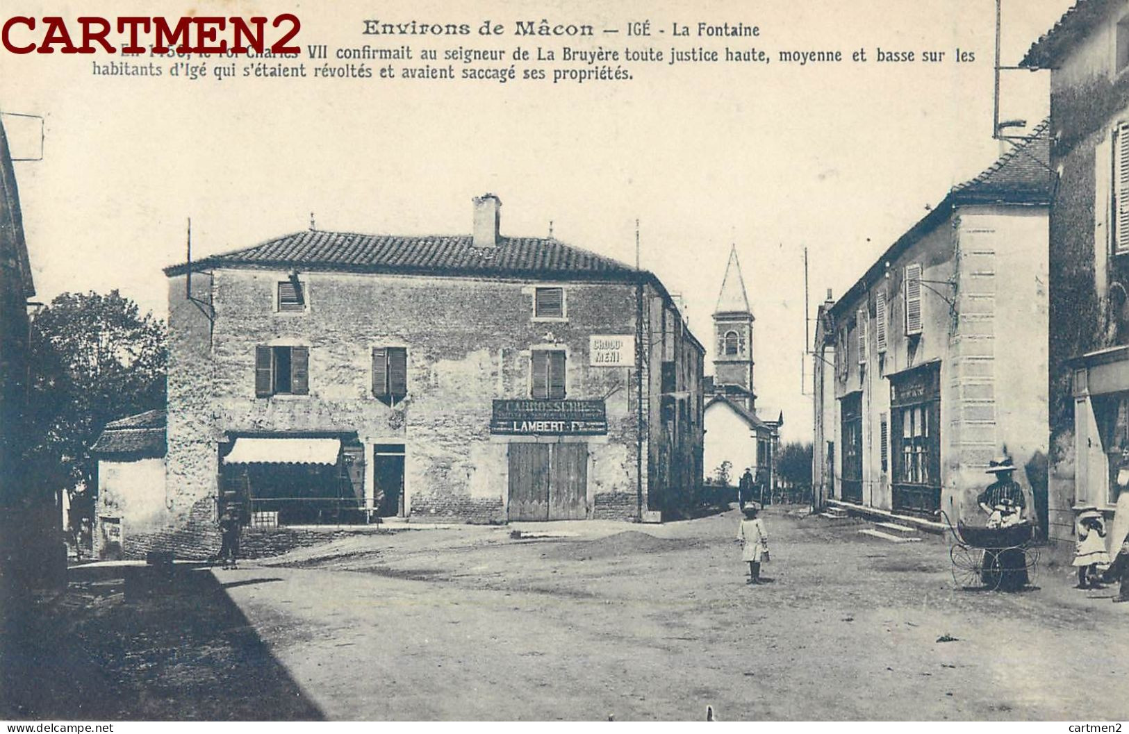 IGE ENVIRONS DE MACON LA FONTAINE LA BRUYERE 71