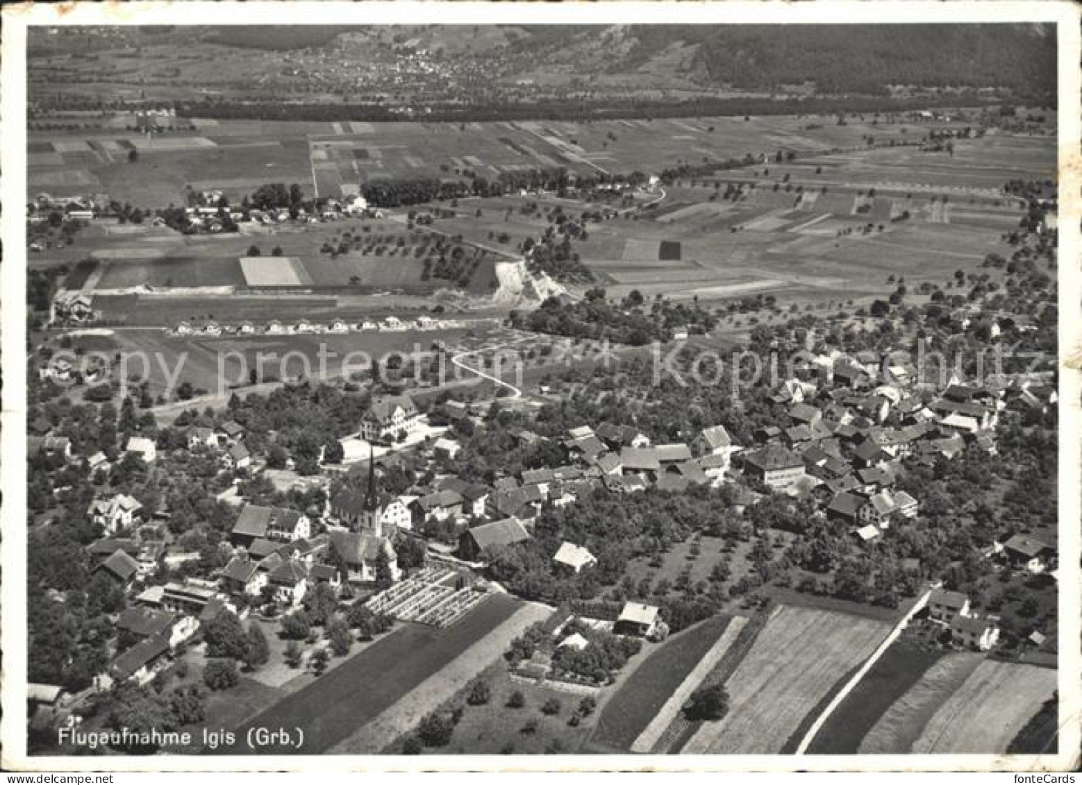 Igis Fliegeraufnahme