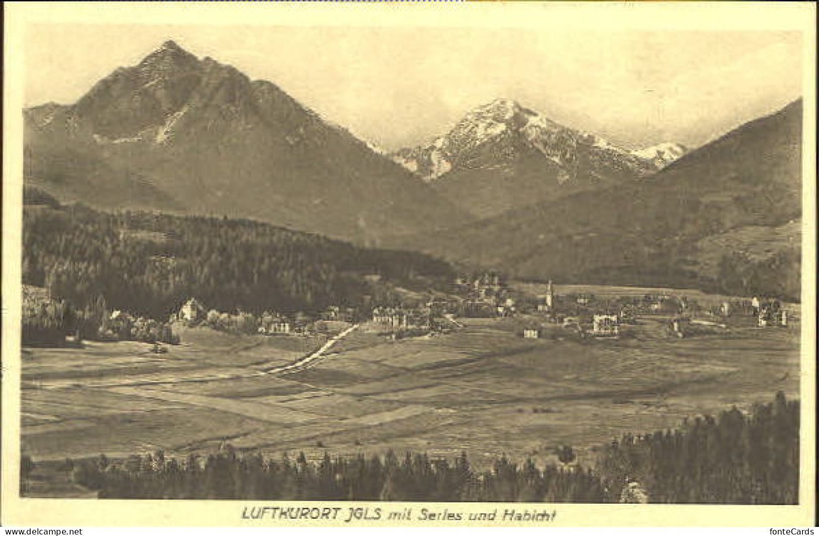 Igls Cuetschen Igls  ungelaufen ca. 1920