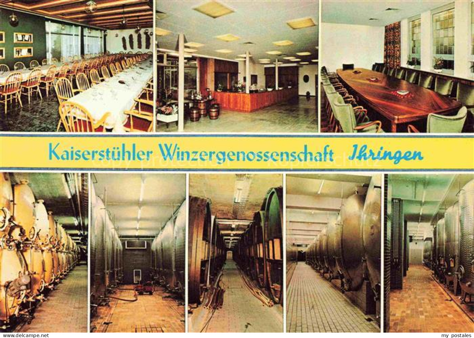 Ihringen Kaiserstuhl BW Kaiserstuehler Winzergenossenschaft Gastraeume Weinkelle