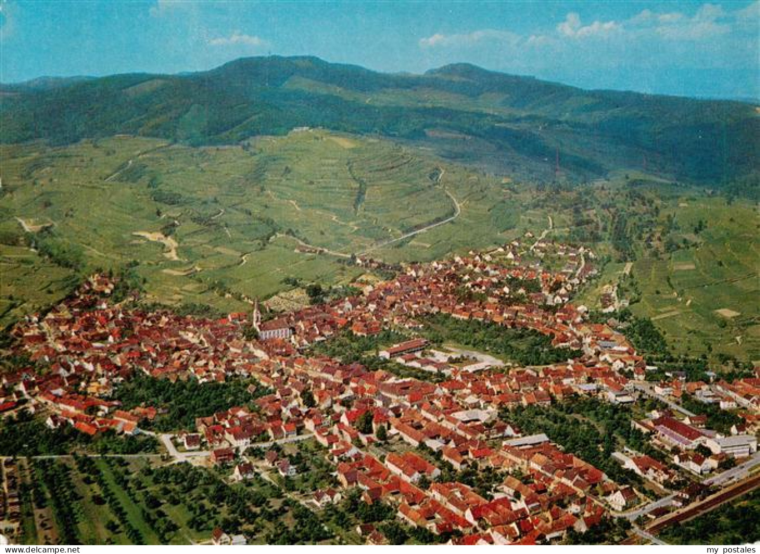 Ihringen Kaiserstuhl Fliegeraufnahme