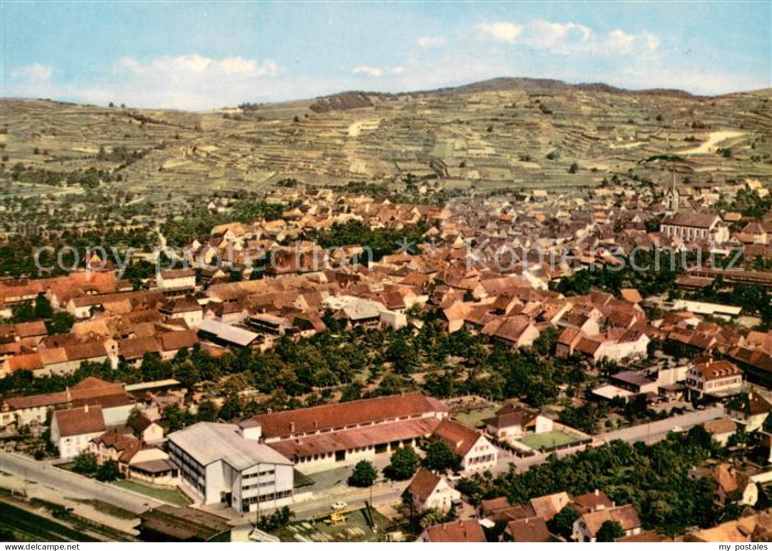 Ihringen Kaiserstuhl Fliegeraufnahme