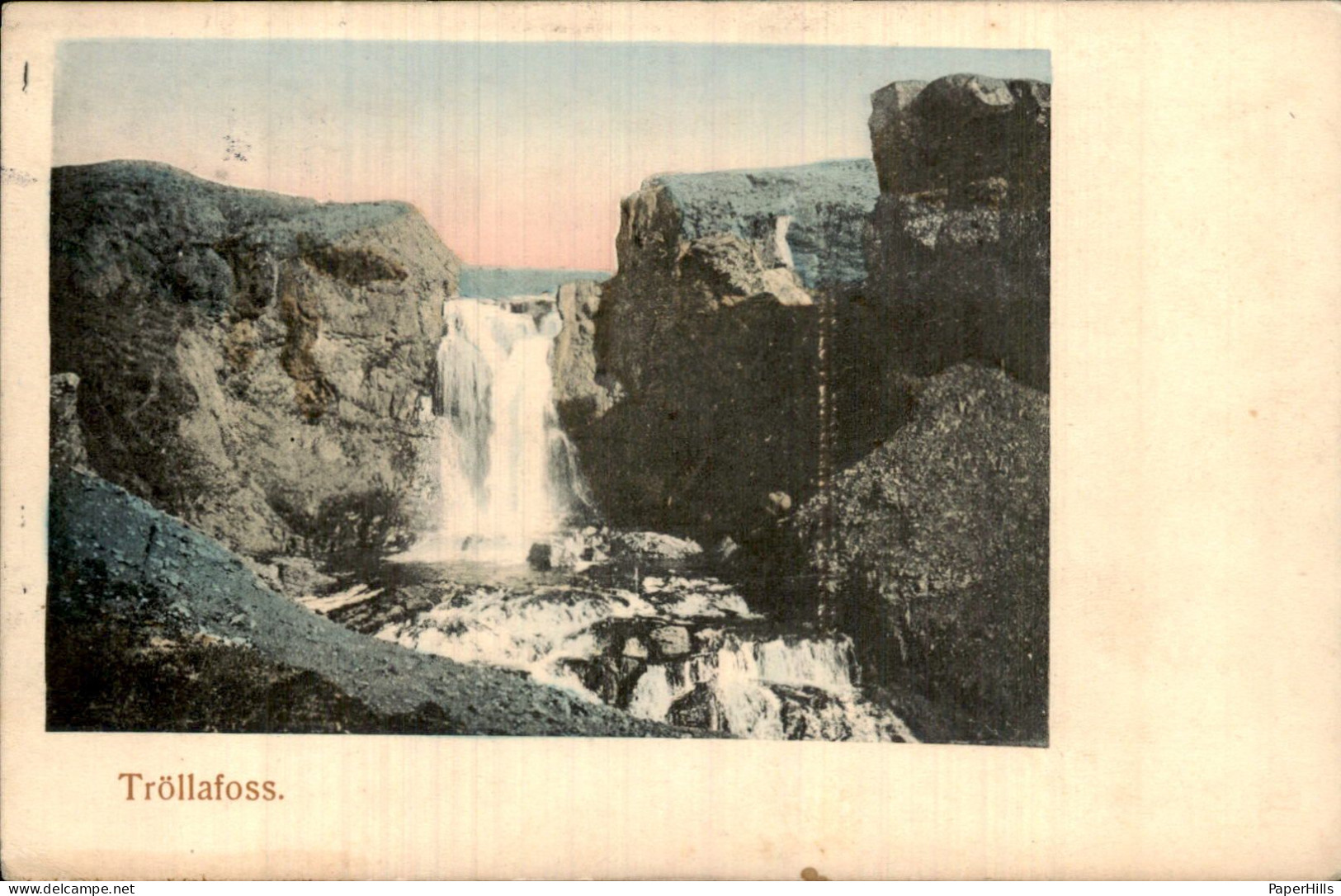 IJsland Iceland - Tröllafoss