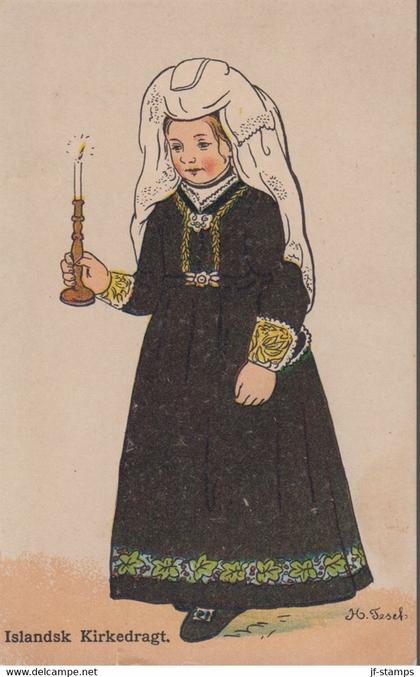 1920. ISLAND.  Islandsk Kirkedragt.  - JF419118