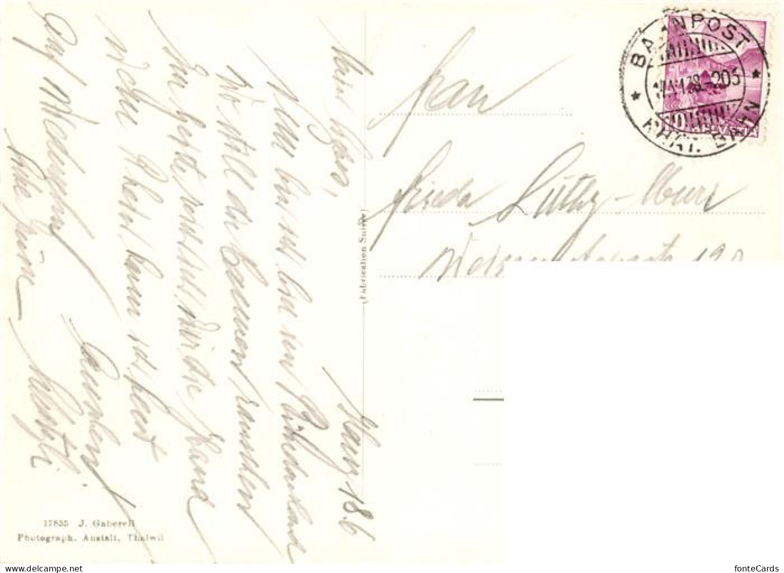 Ilanz Glion GR Panorama