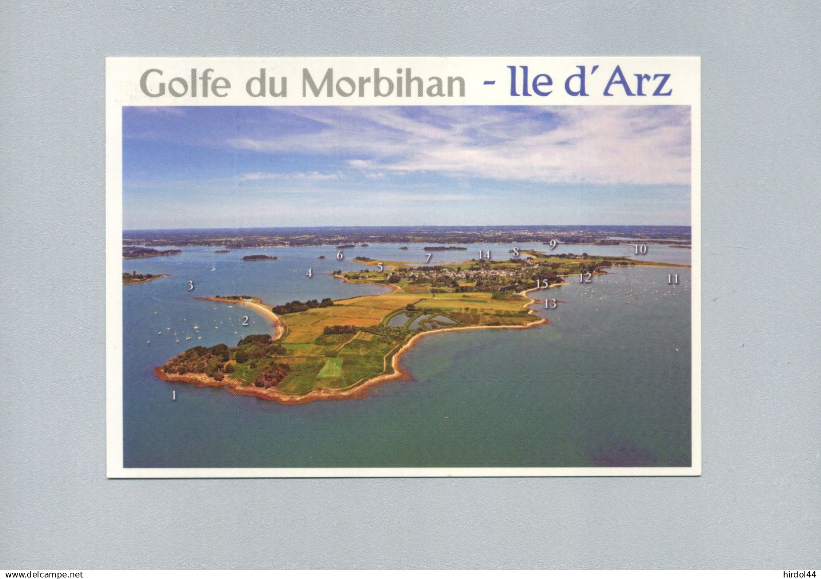 Ile d'Arz (56) : vue générale