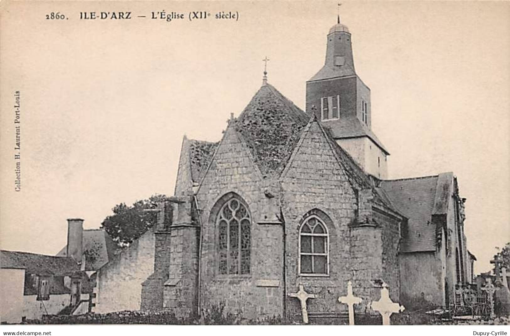 ILE D'ARZ - L'Eglise - très bon état
