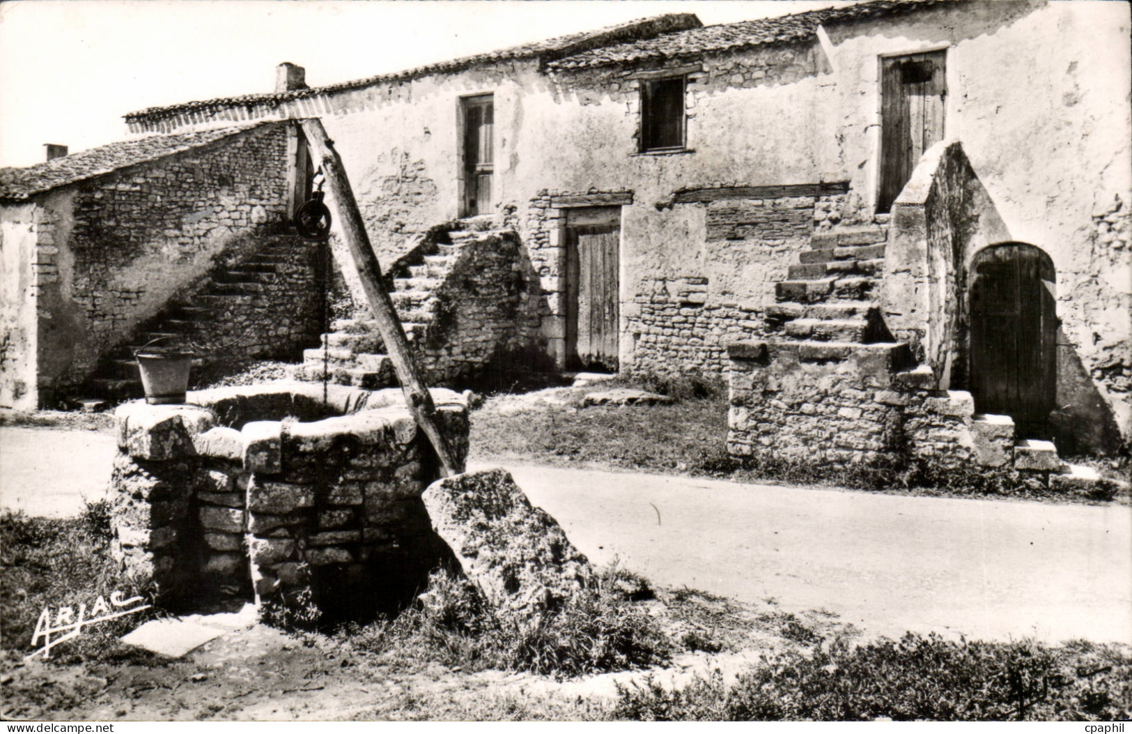 Ile d'Oleron - Escaliers Rustique - CPA