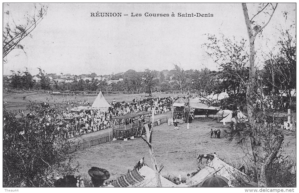 ¤¤  -   ILE de LA REUNION   -   Les Courses à SAINT-DENIS   -  Hippodrome  -  Course de Chevaux      -  ¤¤