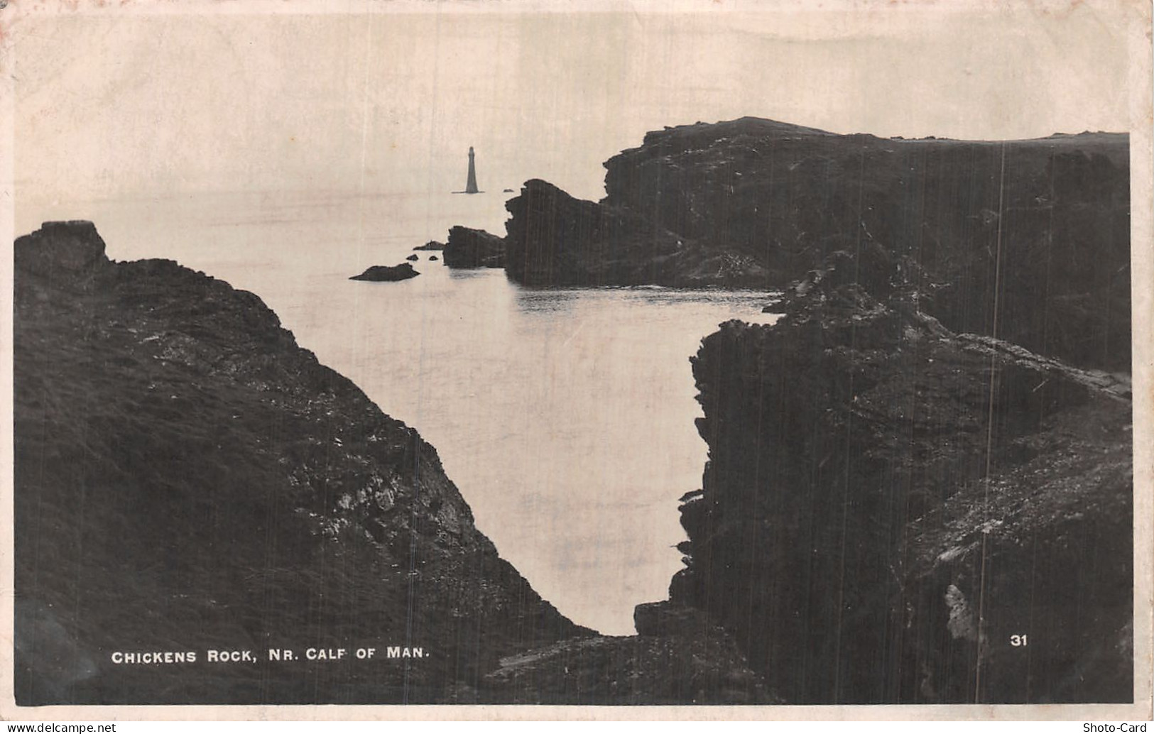 ILE DE MAN CALF OF MAN CHICKENS ROCK