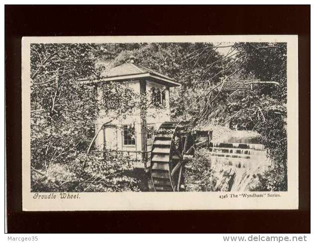 ile de man groudle wheel édit. the wyndham series n° 4346 moulin à eau